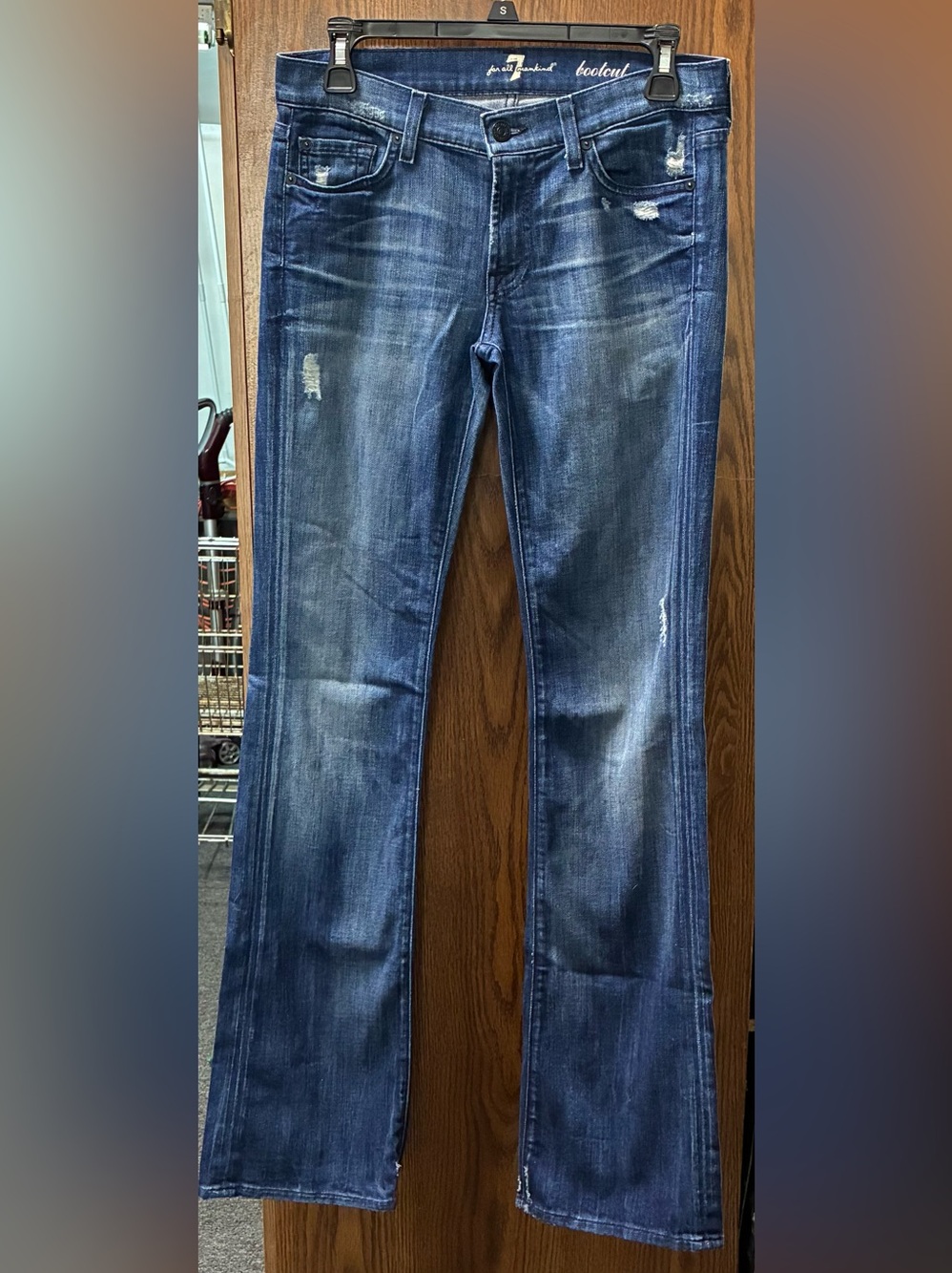 7 For All Mankind Bootcut Jeans - Size 26L - Picture 4 of 7